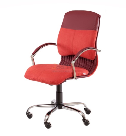 Кресло Мара/Д комб. Кожа стандартная/база хром